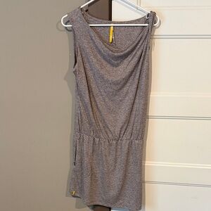 Lole Heather Gray Sleeveless Mini Dress
